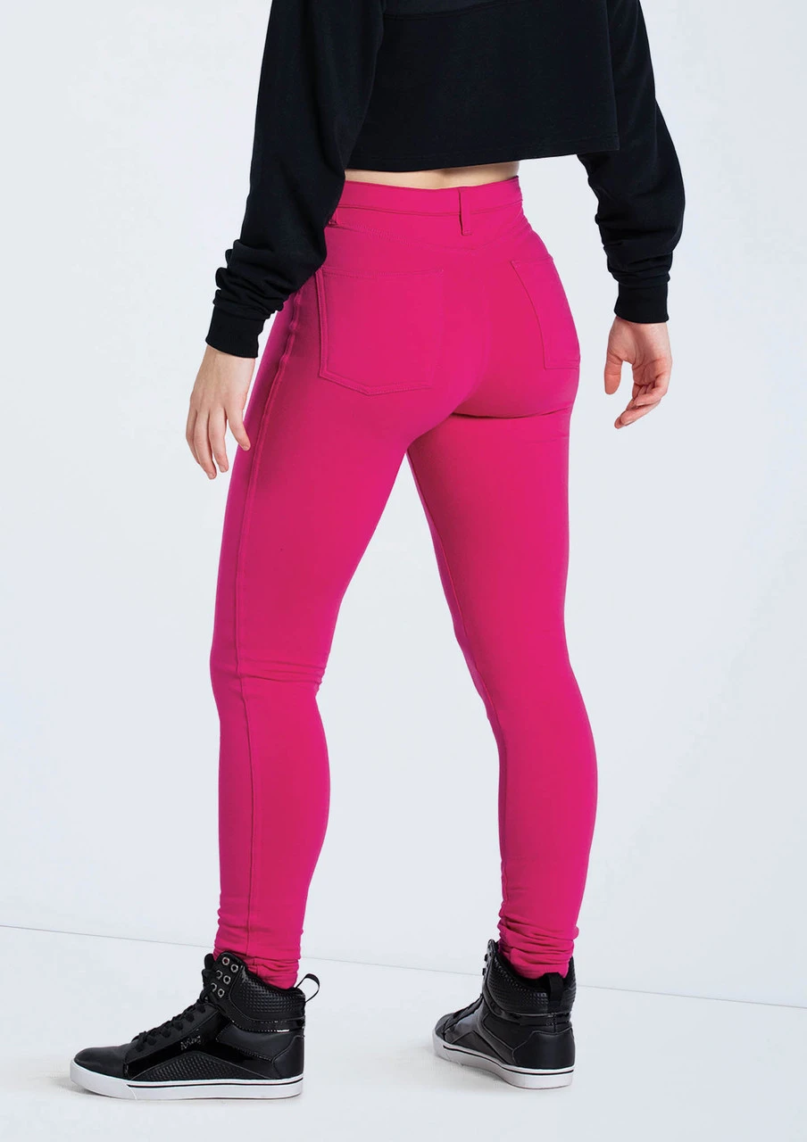 Weissman Mid Rise Bold Color Jeggings - Image 6