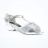 Tappers And Pointers Amber Ballroom Shoe 1 2" - Silver