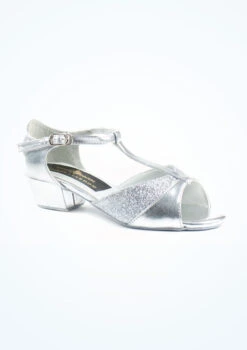 Tappers And Pointers Amber Ballroom Shoe 1 2" - Silver