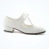 Alegra Basic Tie Front Tap Shoe - White